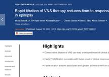 Rapid titration of VNS therapy reduces time-to-response in epilepsy - Epilepsy & Behavior